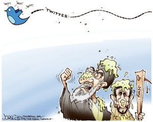 twitter and iran